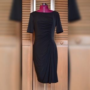 Pretty Black Asymmetrical Dress